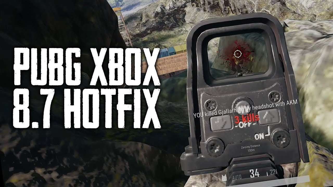 PUBG Xbox 8.7 Hotfix! (Playerunknown's Battlegrounds)