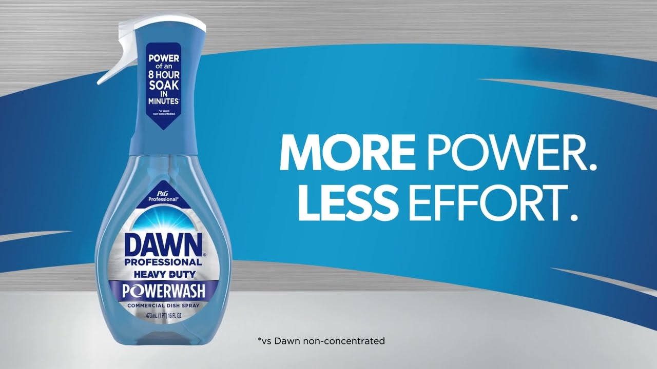 More Power. Less Effort. Dawn Professional Powerwash