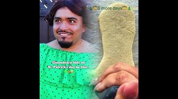 Elementary kids on St. Patrick’s day be like…🍀👌🏽😂