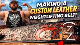 Cowboy Lifting Belt - Custom Leather Full Build