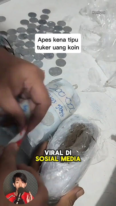 Apes kena tipu tuker uang koin #shorts #viral