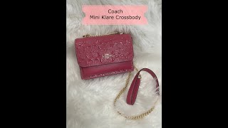 Coach Mini Klare Crossbody Quick Review