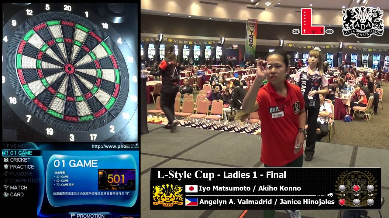 The 11th ADA International Darts Tour Doubles 501 Ladies 1 Final
