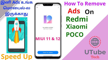 How To Disable MIUI Ads | A Xiaomi Phone Without Ads | Tamil