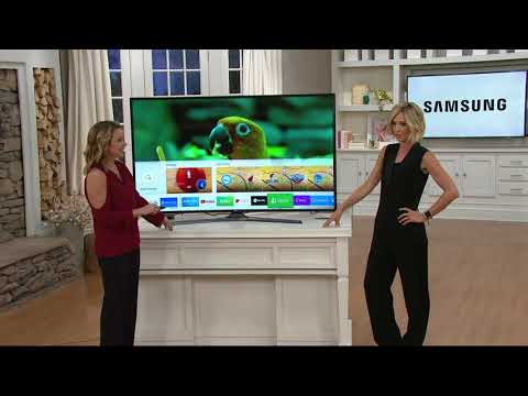 Samsung 65" Curved 4K Ultra HD Smart TV with 2 Year Warranty on QVC