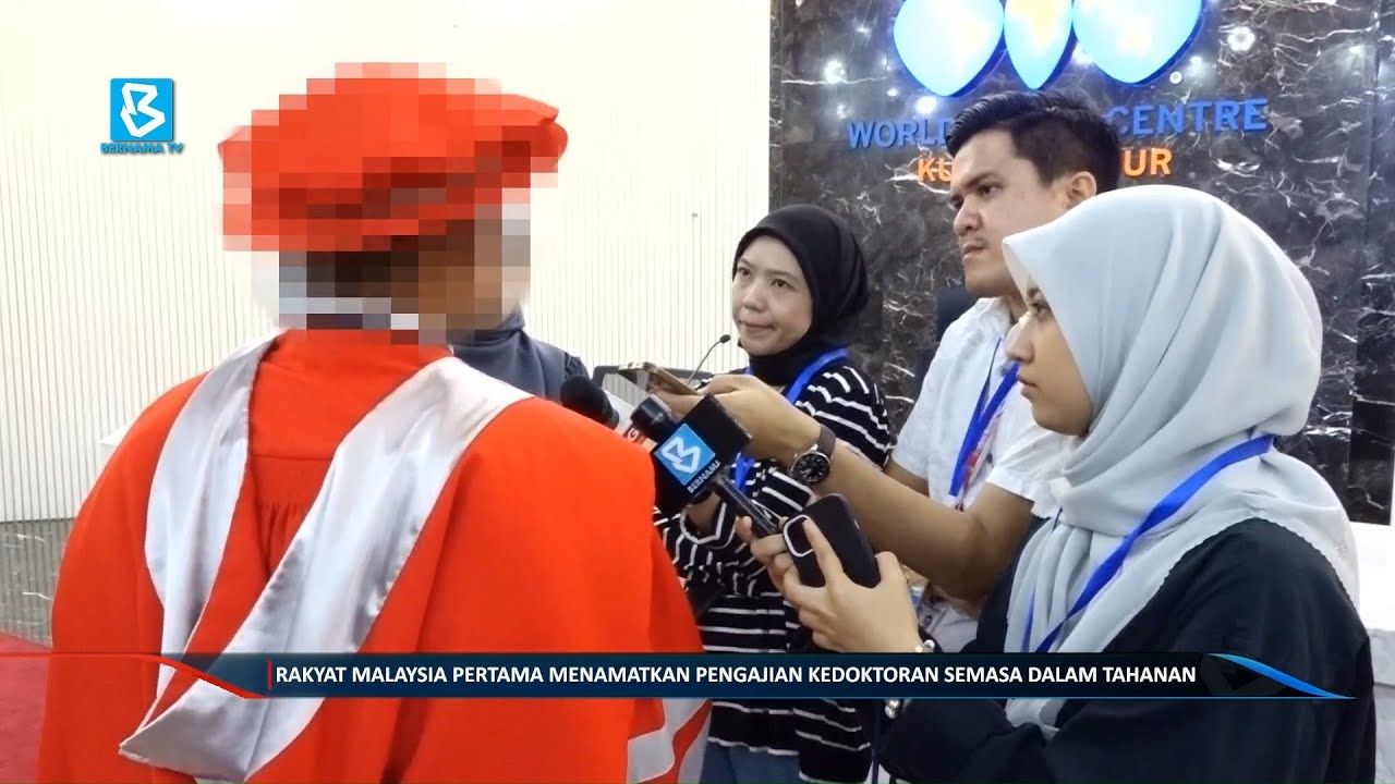 Rakyat Malaysia pertama menamatkan pengajian kedoktoran semasa dalam tahanan