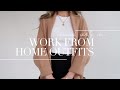 WORK FROM HOME (work outfits) lookbook | what to wear during coronavirus quarantine | Miss Louie