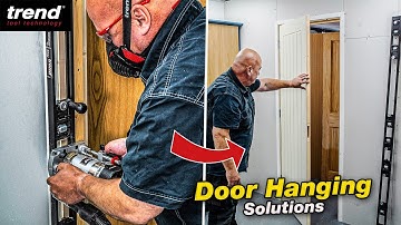 How to Hang a Door in 5 minutes! | Trend Hinge Jig C