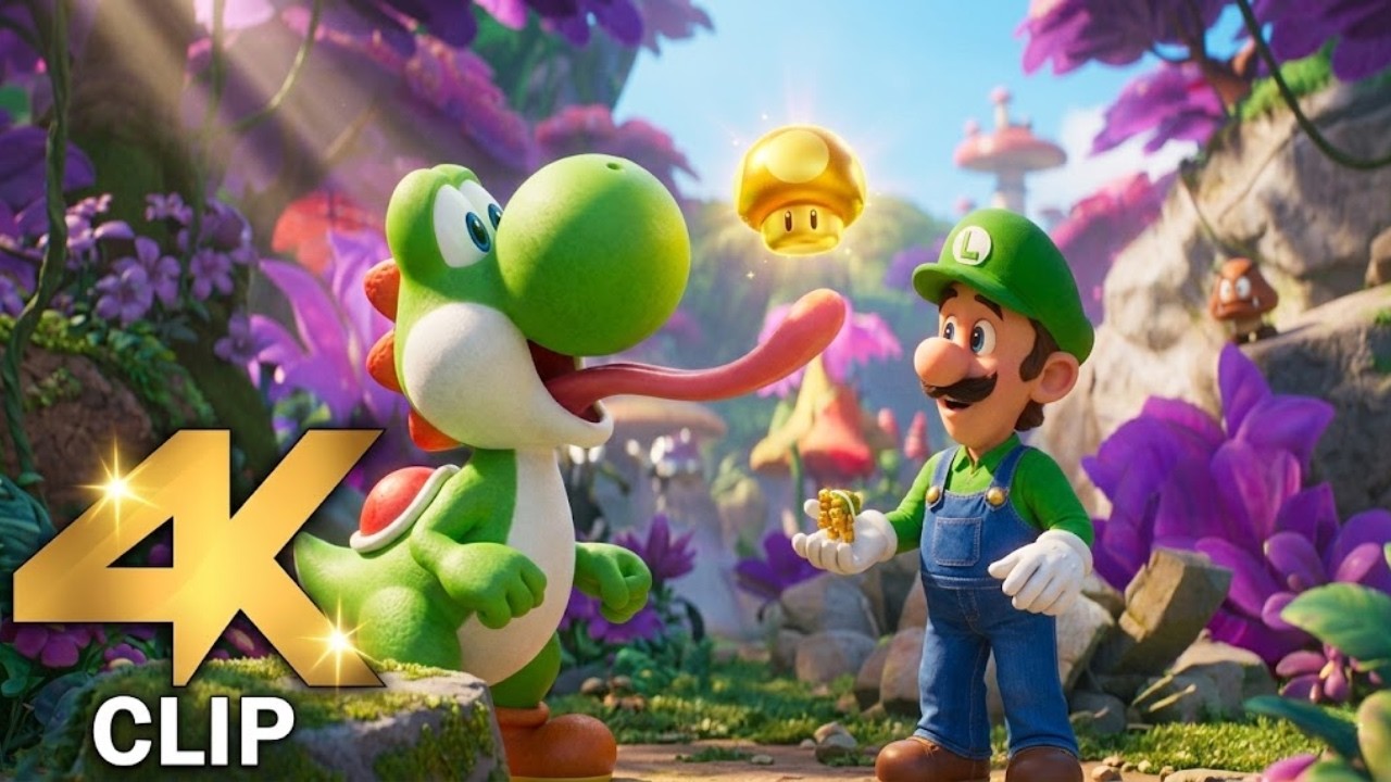 Yoshi Eats Bowser Scene THE SUPER MARIO GALAXY MOVIE 2026 CLIP de