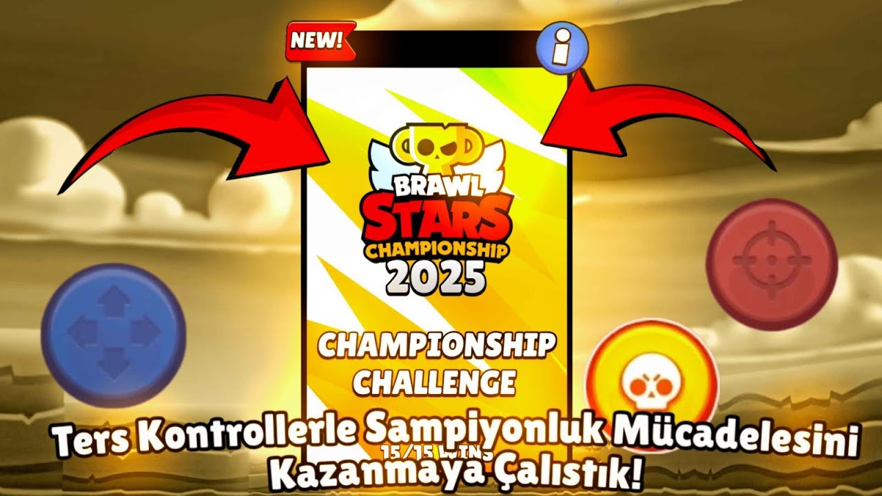 TERS KONTROLLERLE ŞAMPİYONLUK MÜCADELESİNİ KAZANMAYA ÇALIŞTIK!🔥 Brawl Stars