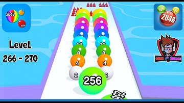 BALL RUN 2048 🎱✨- All Levels Gameplay Walkthrough Android, iOS v.6  (266 - 270)