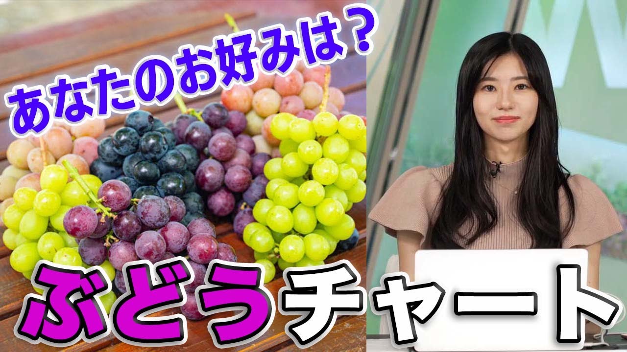 お好みのぶどうが一目でわかる！ ぶどうチャート - YouTube