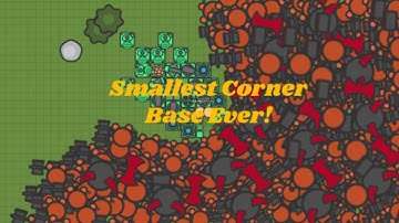 SMALLEST CORNER BASE | 4PPL AFK | ZOMBs.io