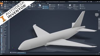 Autodesk Inventor Tutorial Aircraft Modeling part 1