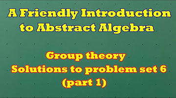 Group theory - SOLUTIONS to problem set 6, part 1 (EQUIVALENCE RELATIONS)