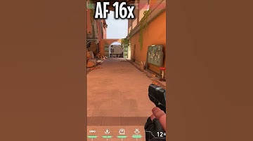 Valorant Anisotropic Filtering 1x vs 16x | What is Anisotropic Filtering in Games & What Does it Do?