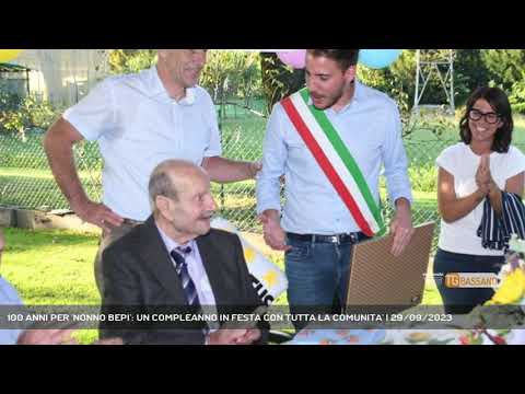 100 ANNI PER 'NONNO BEPI': UN COMPLEANNO IN FESTA CON TUTTA LA COMUNITA' | 29/09/2023