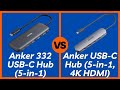 Anker 332 USB-C Hub vs Anker USB-C Hub A8357 – Which USB C Hub is Worth Your Money