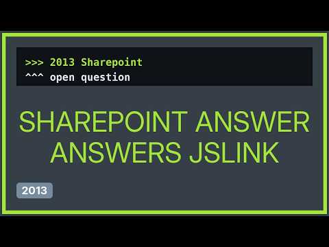 Sharepoint: JS Link SharePoint 2013 (3 Solutions!!)