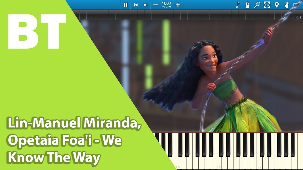 Lin Manuel Miranda Opetaia Foa I We Know The Way