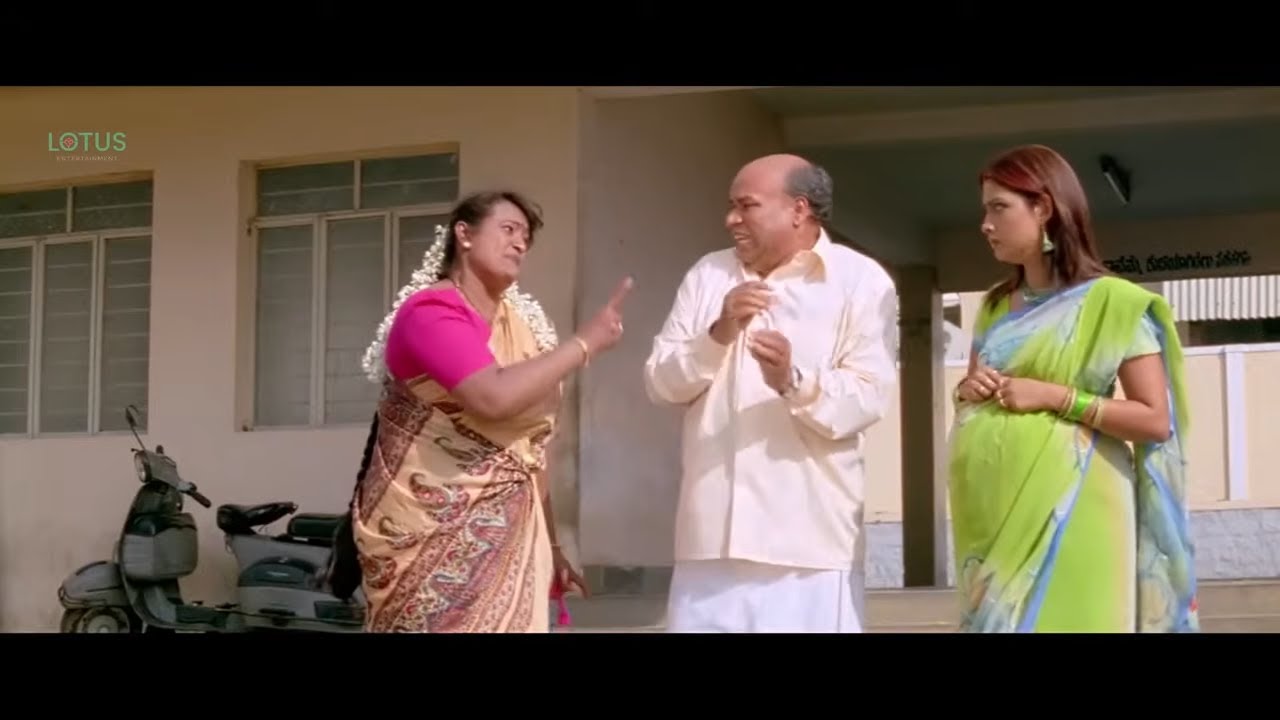 Wife Hits Bank Janardhan for Making Rakshitha Pregnant - Kashi Kannada Movie Part 05