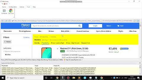 How to generate and scrape the complete product URL from Flipkart listings page using Webharvy