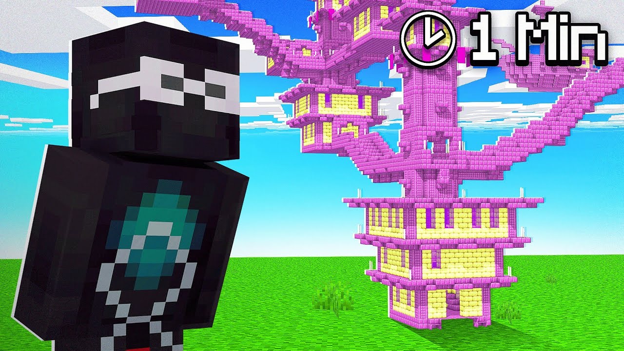 Minecraft Pero Cada Minuto Se Genera Una Estructura...