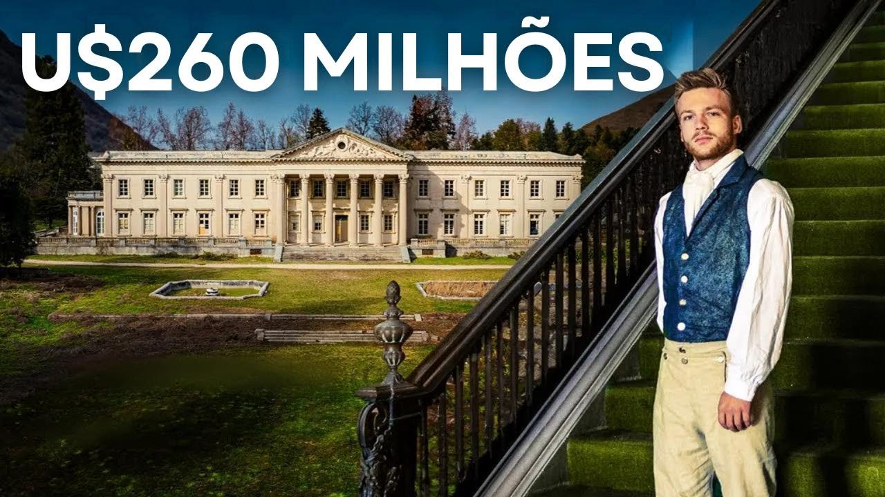 Tour na Mansão Abandonada Mais Luxuosa dos EUA!