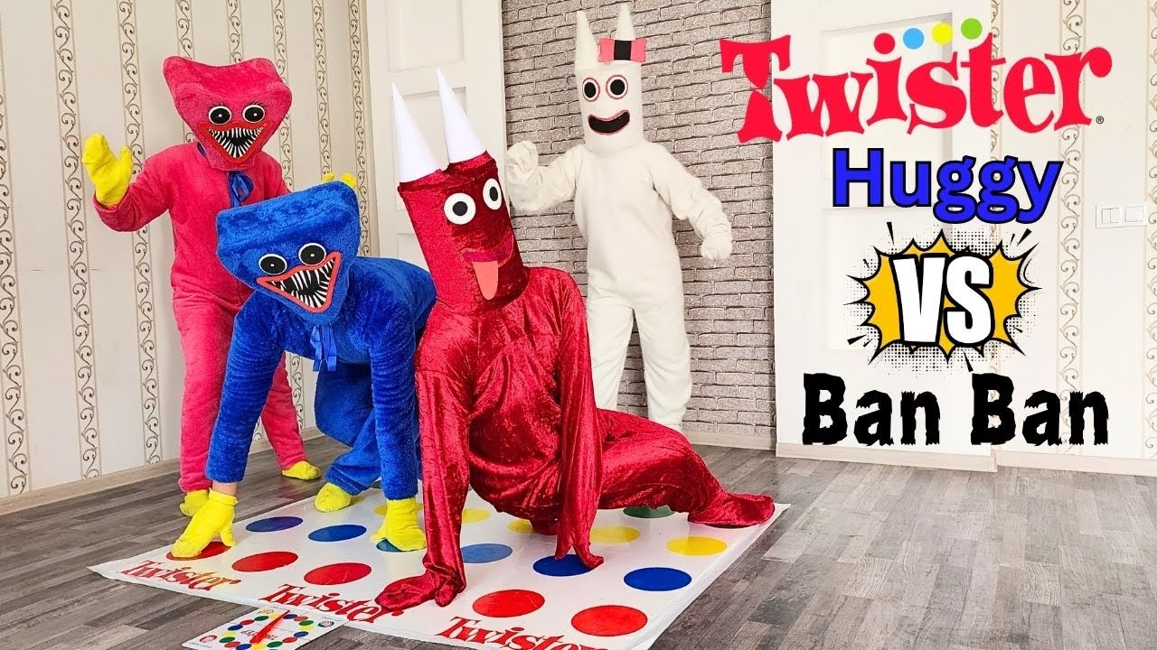 Что, если бы Бам Бам и Хагги Вагги играли в Твистер в реальной жизни?