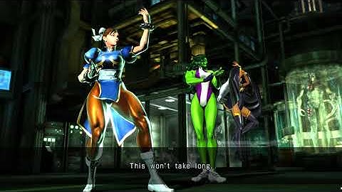 SHE-HULK STORM & CHUN-LI GAMEPLAY !!! ULTIMATE MARVEL VS  CAPCOM 3