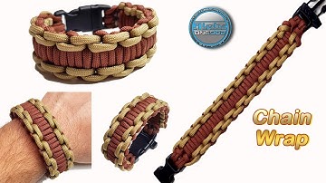 How to Make Paracord Bracelet Chain Wrap World of Paracord Tutorials DIY