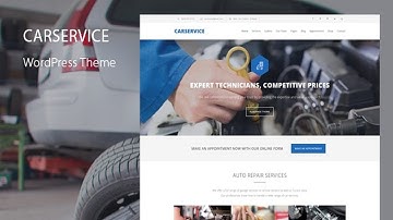 Car Service - Auto Mechanic & Car Repair WordPress Theme Free Download