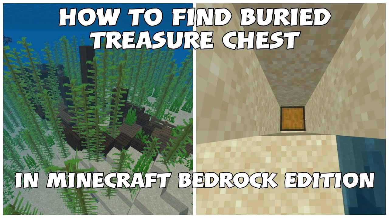 How to find Buried Treasure Chest in Minecraft Bedrock Edition (1.21.82 ...