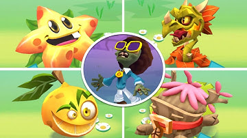 Plants vs. Zombies 3 - Gameplay Walkthrough Part 7 - New Plant Starfruit vs Disco Zombie Boss