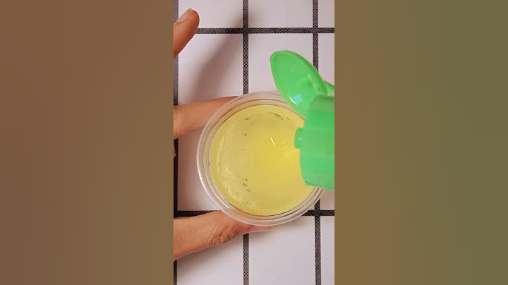 Làm slime từ nước rửa chén và muối😍😋