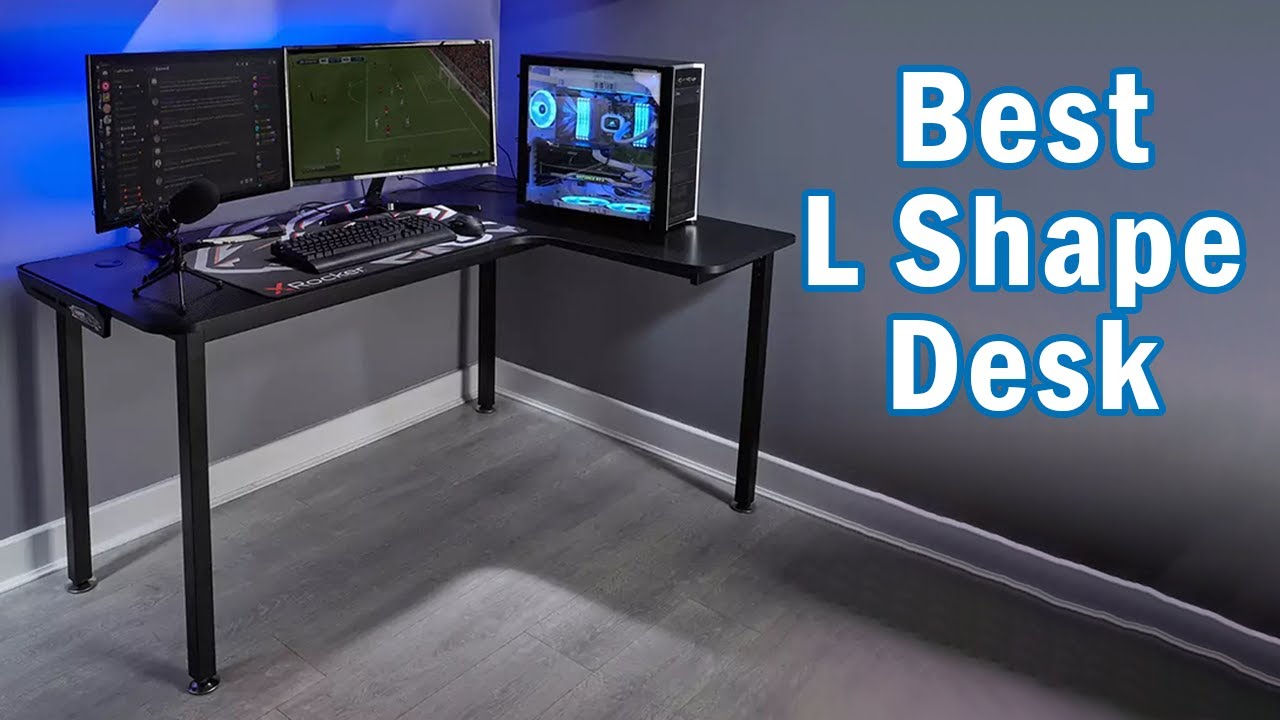 7 L Shaped Desk for a Minimal Desktop Setup