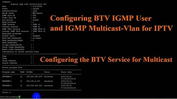 Configuring BTV IGMP User and IGMP multicast-vlan for IPTV service in Huawei OLT | Technical Hakim