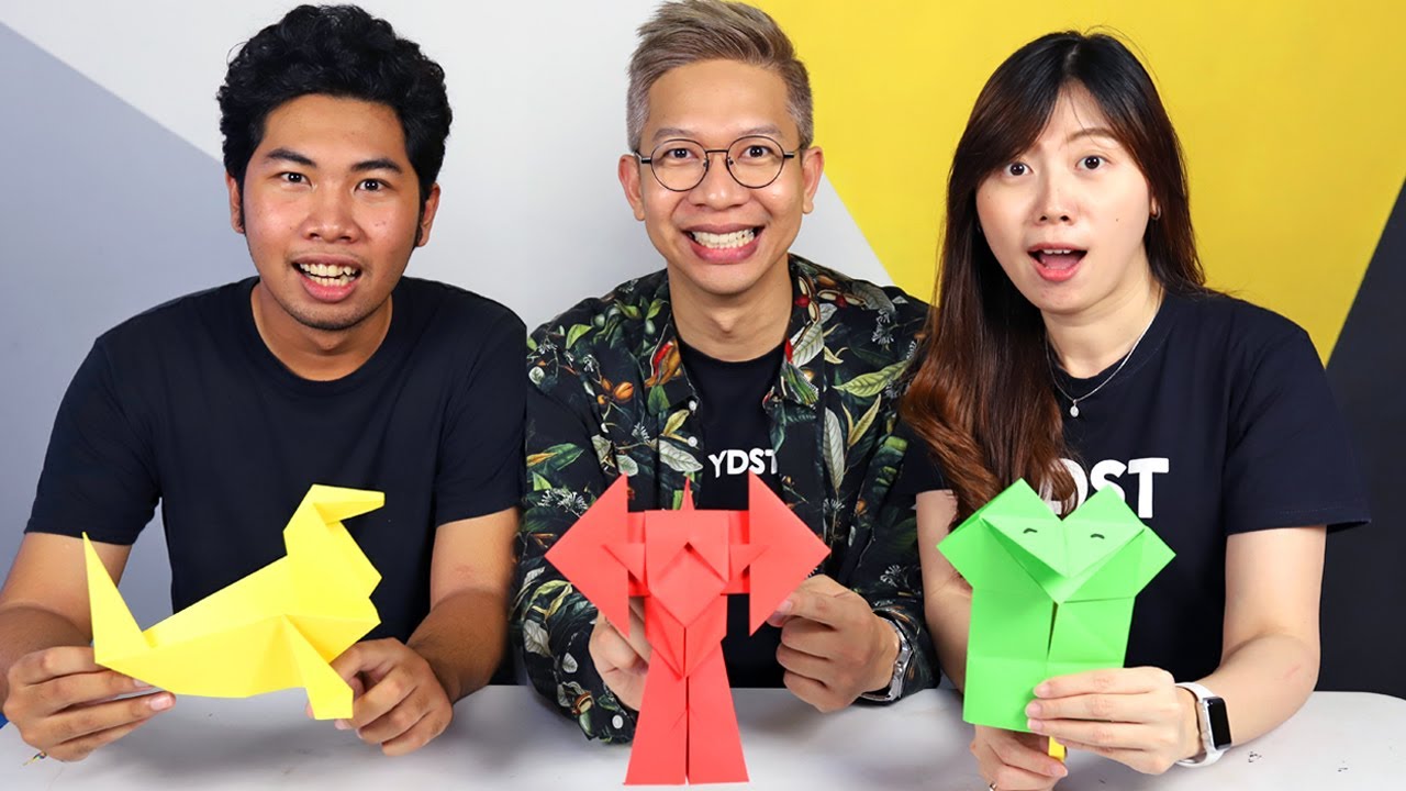 YANG GAK BISA BIKIN BENTUK ORIGAMI HARUS DIHUKUM!!