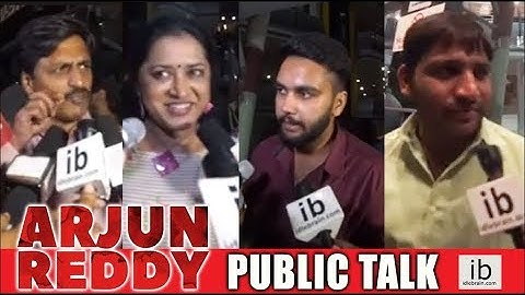Arjun Reddy public talk at Prasads Imax - idlebrain.com
