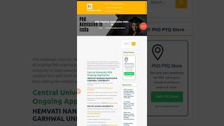 PhD All Ongoing Application 2026, सभी के लिए, #phdadmission2026 #phdexam #shorts
