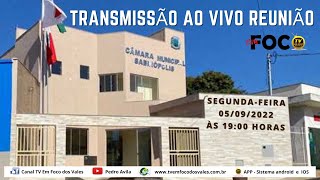 36ª REUNIÃO ORDINÁRIA DO LEGISLATIVO DE SABINÓPOLIS