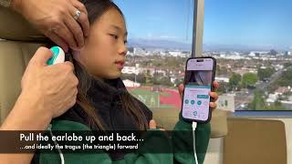 How to get the best view of your child's ear with a home photo or video otoscope.