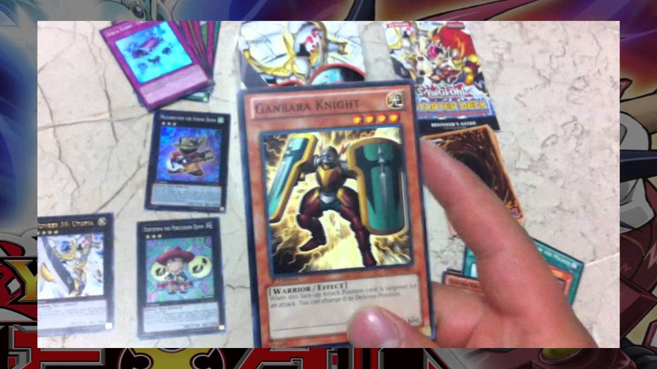 ABRIENDO SOBRES YUGIOH STARTER DECK XYZ SYMPHONY Espadas de luz