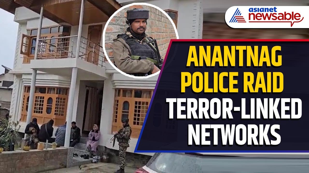 J&K Crackdown: Anantnag Police Raid Terror-Linked Networks