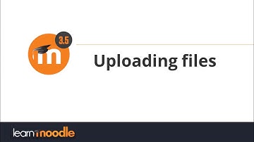 Uploading files into Moodle 3.5