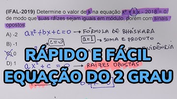 9 Questões Resolvidas de Equação do 2º grau