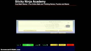 Coolmath-Sticky ninja academy Level 7-9