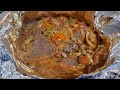 ورقة لحمه دايبه باسهل طريقه Meat In Foil Paper Recipe 