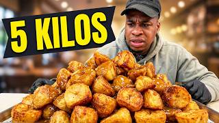 Eating A Massive Amount Of Roast Potatoes!