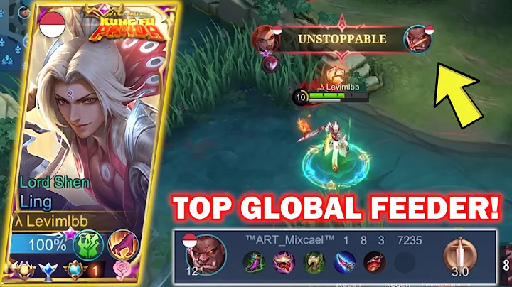 4 vs 5 Ling Levimlbb di TROLL Balmond FEED!!  | Ling Fasthand Gameplay - Mobile Legends